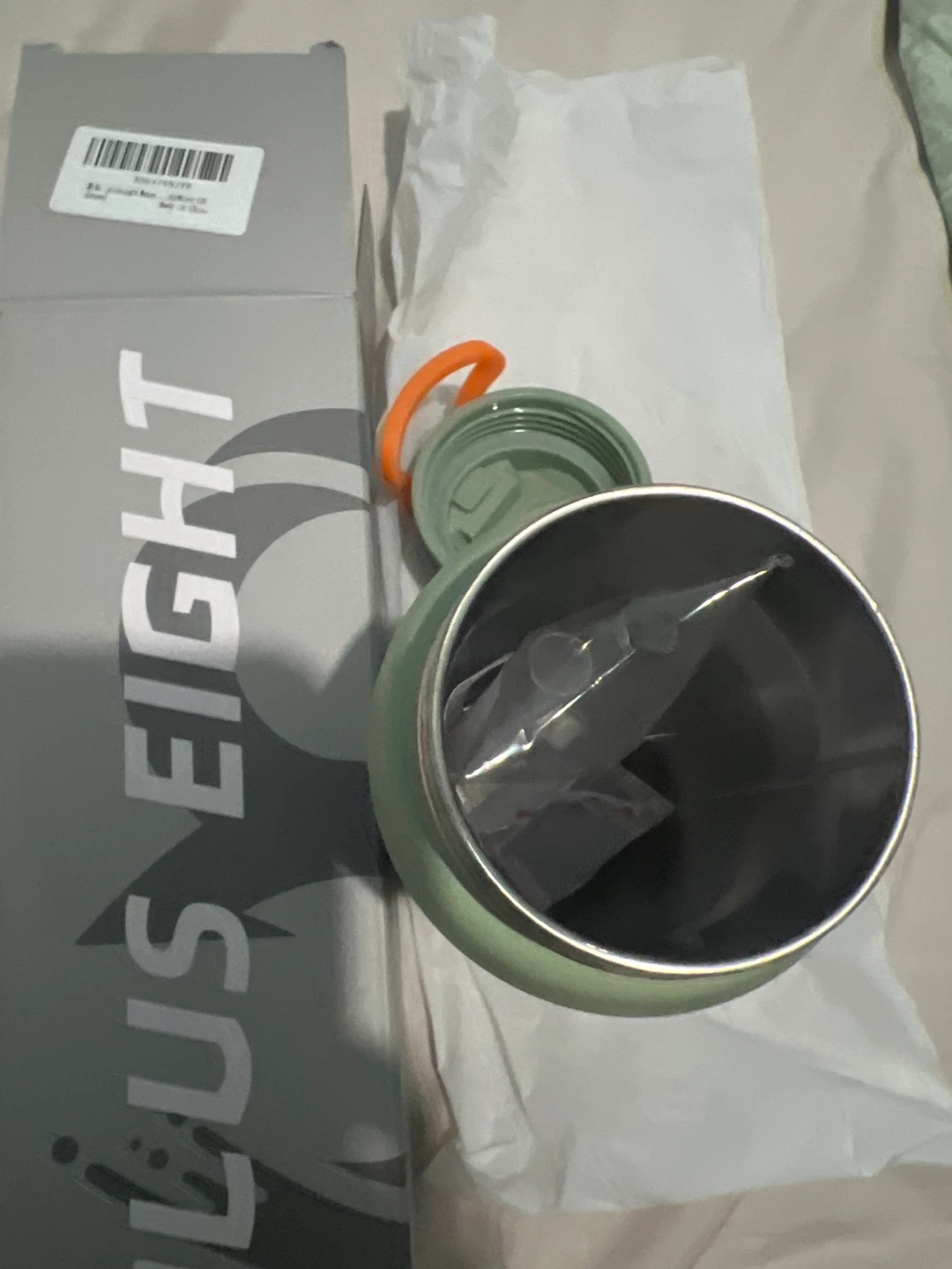 PLUS EIGHT Sports Water Bottle 750ml Green Stainless Steel - photo 2