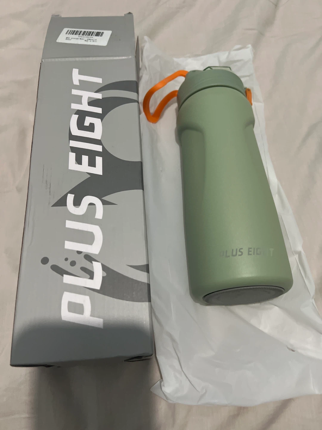 PLUS EIGHT Sports Water Bottle 750ml Green Stainless Steel