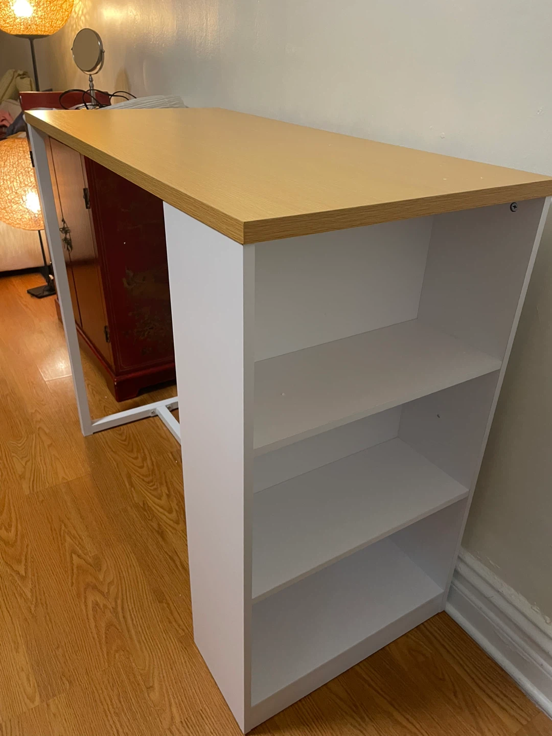 Bar Table/Desk with Shelving - photo 4