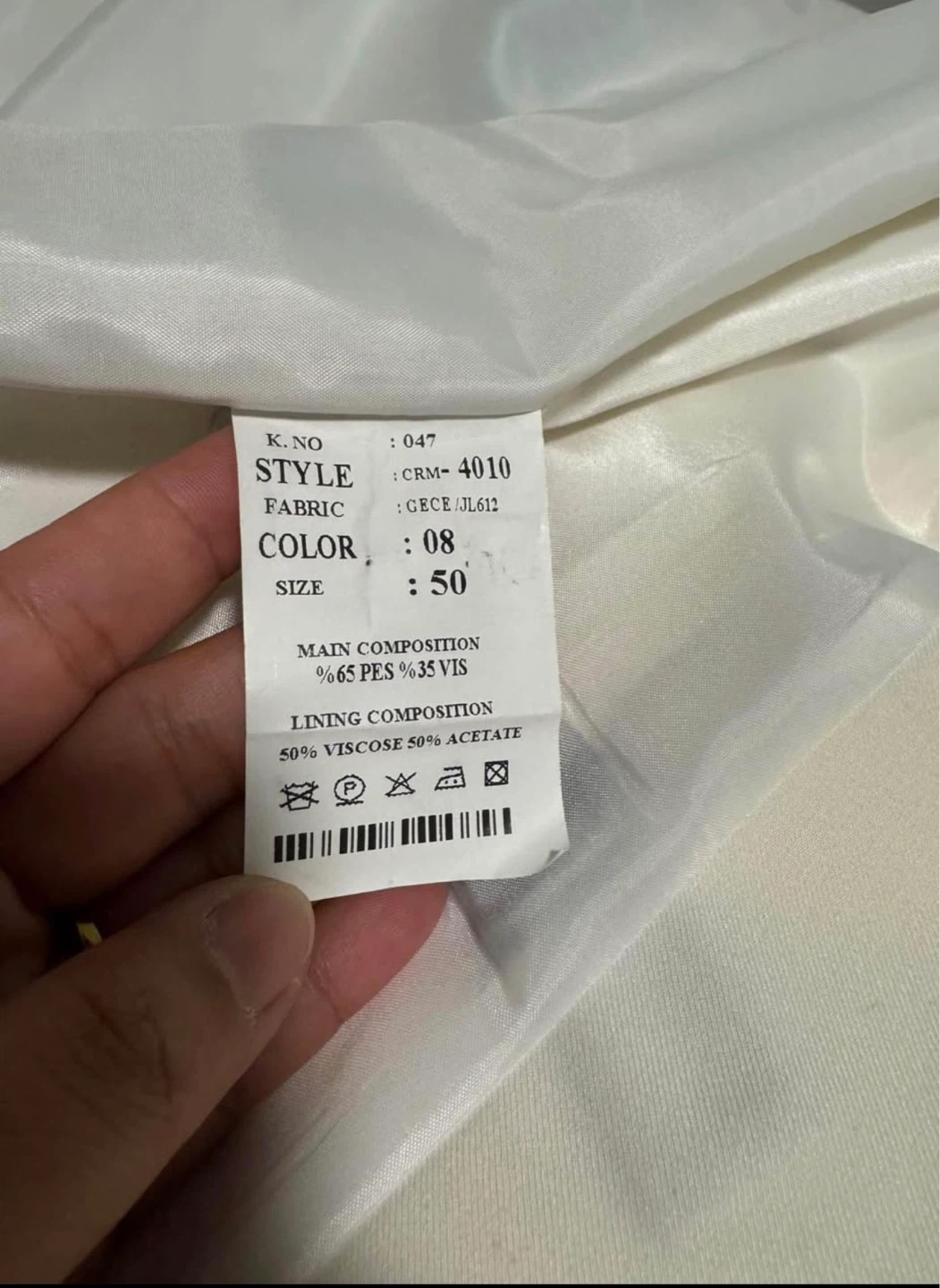 Steven Fashions White Tuxedo Jacket - Size 50 - photo 4