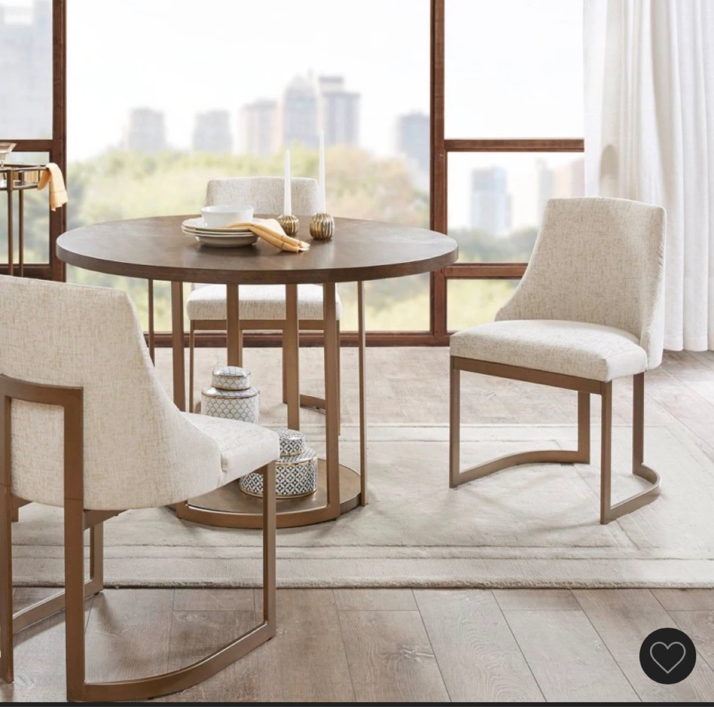Cream Madison Park Bryce Parsons Dining Chairs (2-Piece Set)
