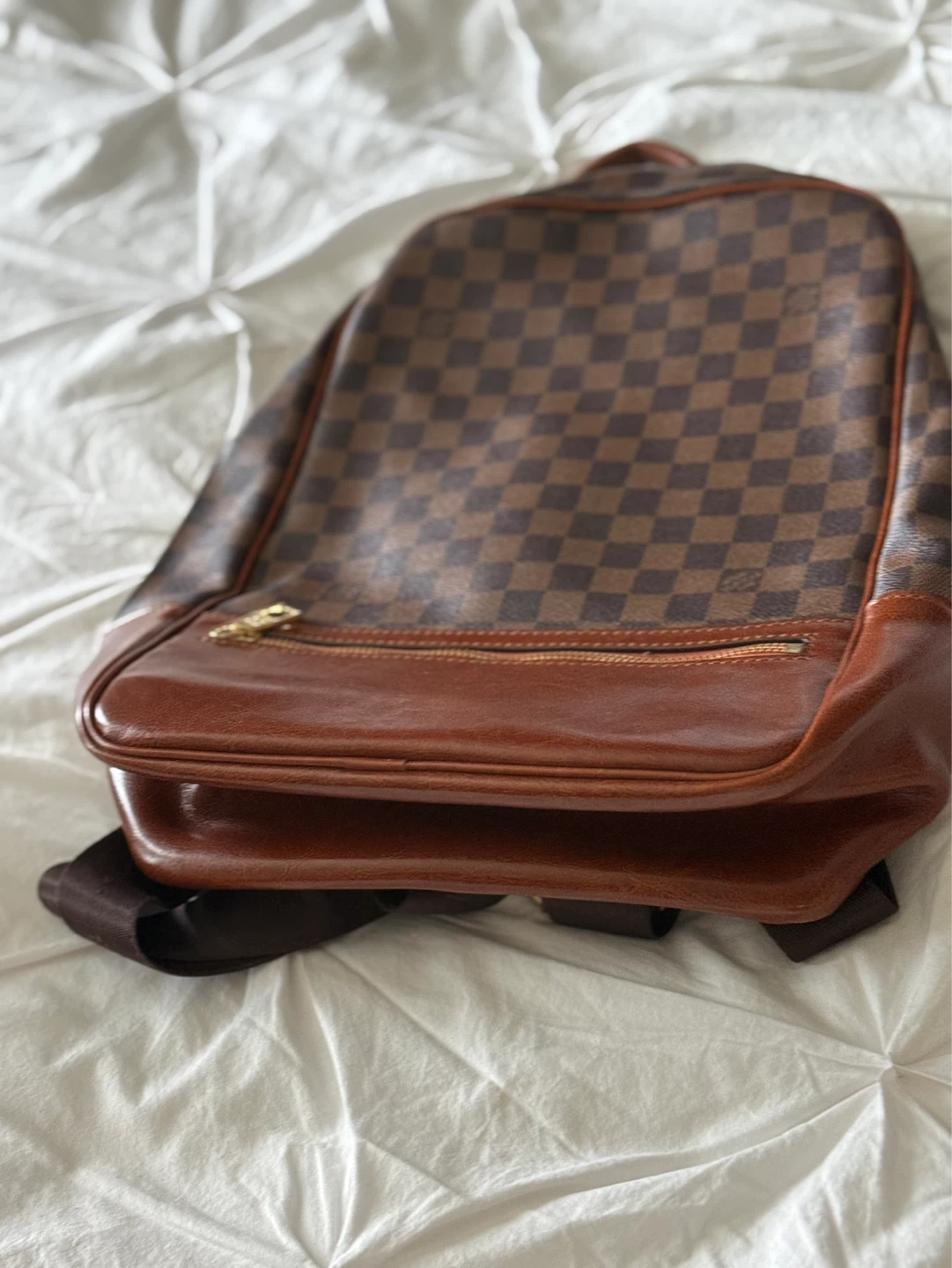 Louis Vuitton Damier Ebene Canvas Backpack