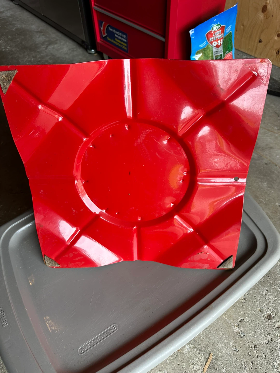 Santa's Solution Original Heavy Duty Red Christmas Tree Stand - photo 2