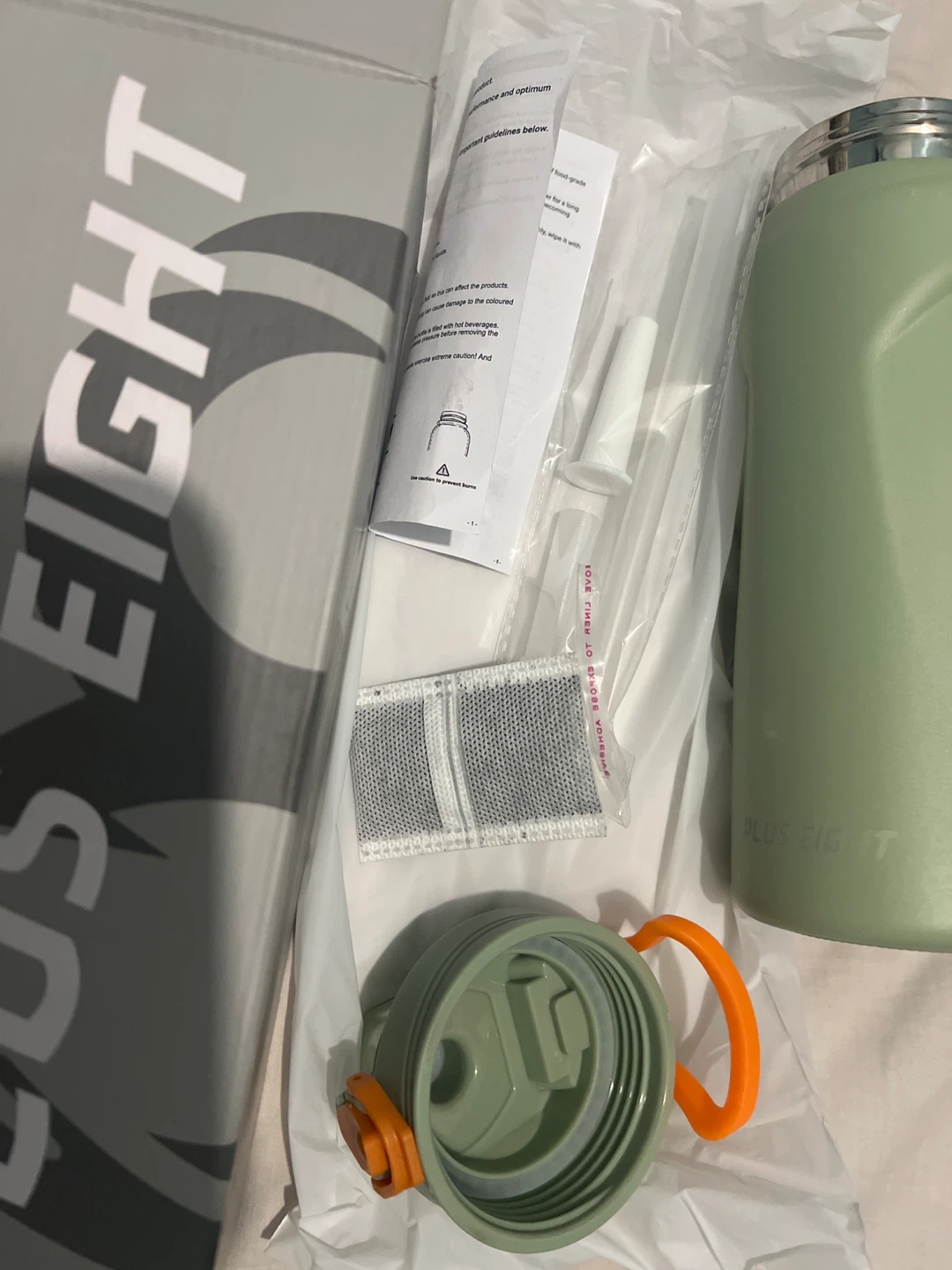 PLUS EIGHT Sports Water Bottle 750ml Green Stainless Steel - photo 4