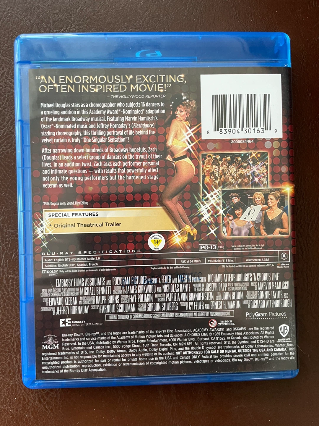 A Chorus Line Blu Ray - photo 3
