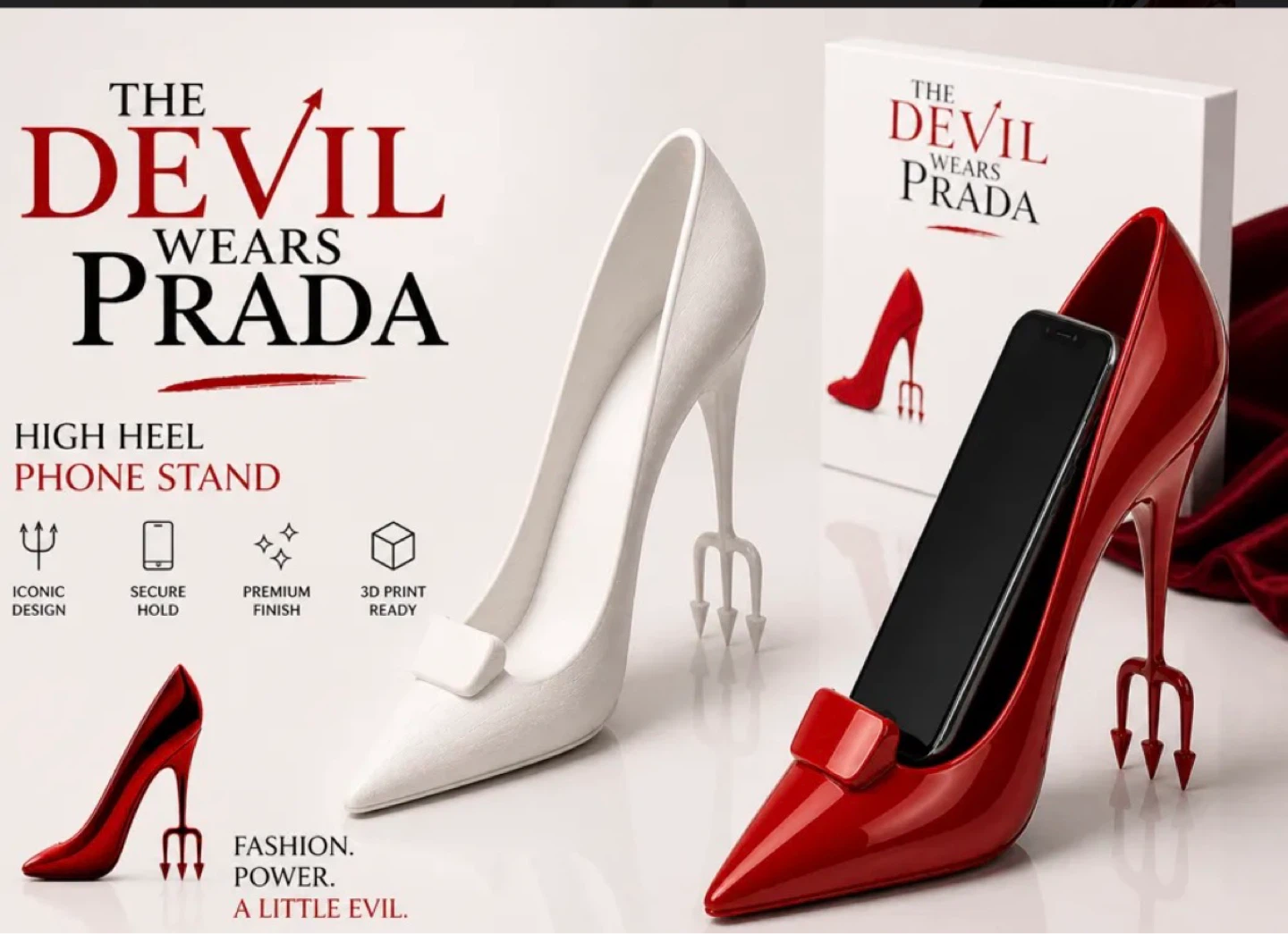 High Heel Phone Stand - The Devil Wears Prada