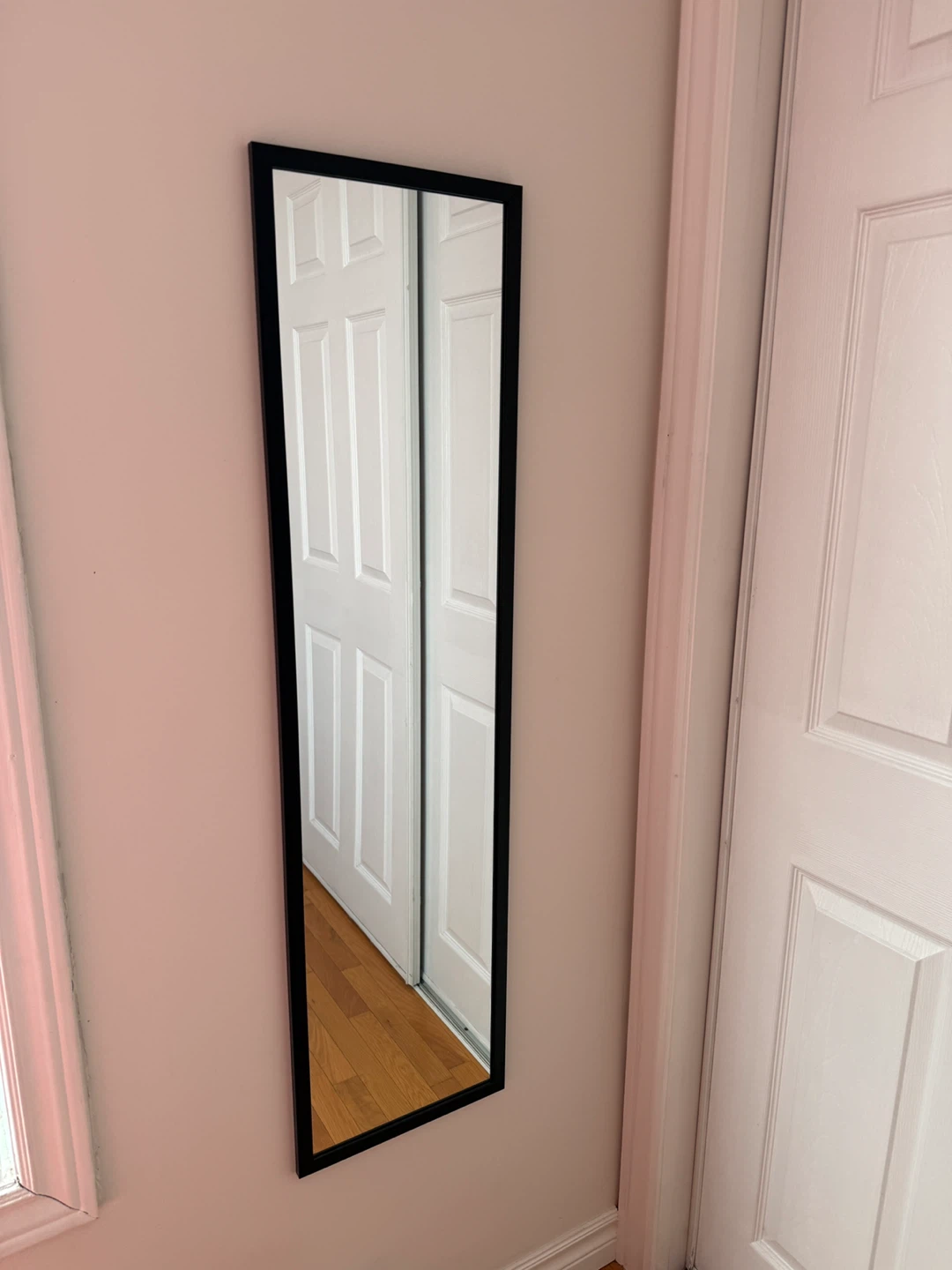 Full Length Black Framed Mirror