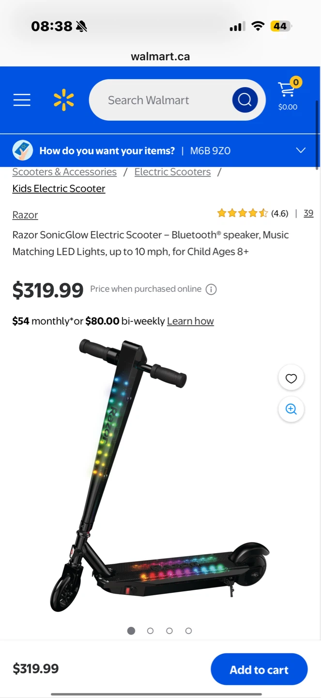 New Razor SonicGlow Electric Scooter