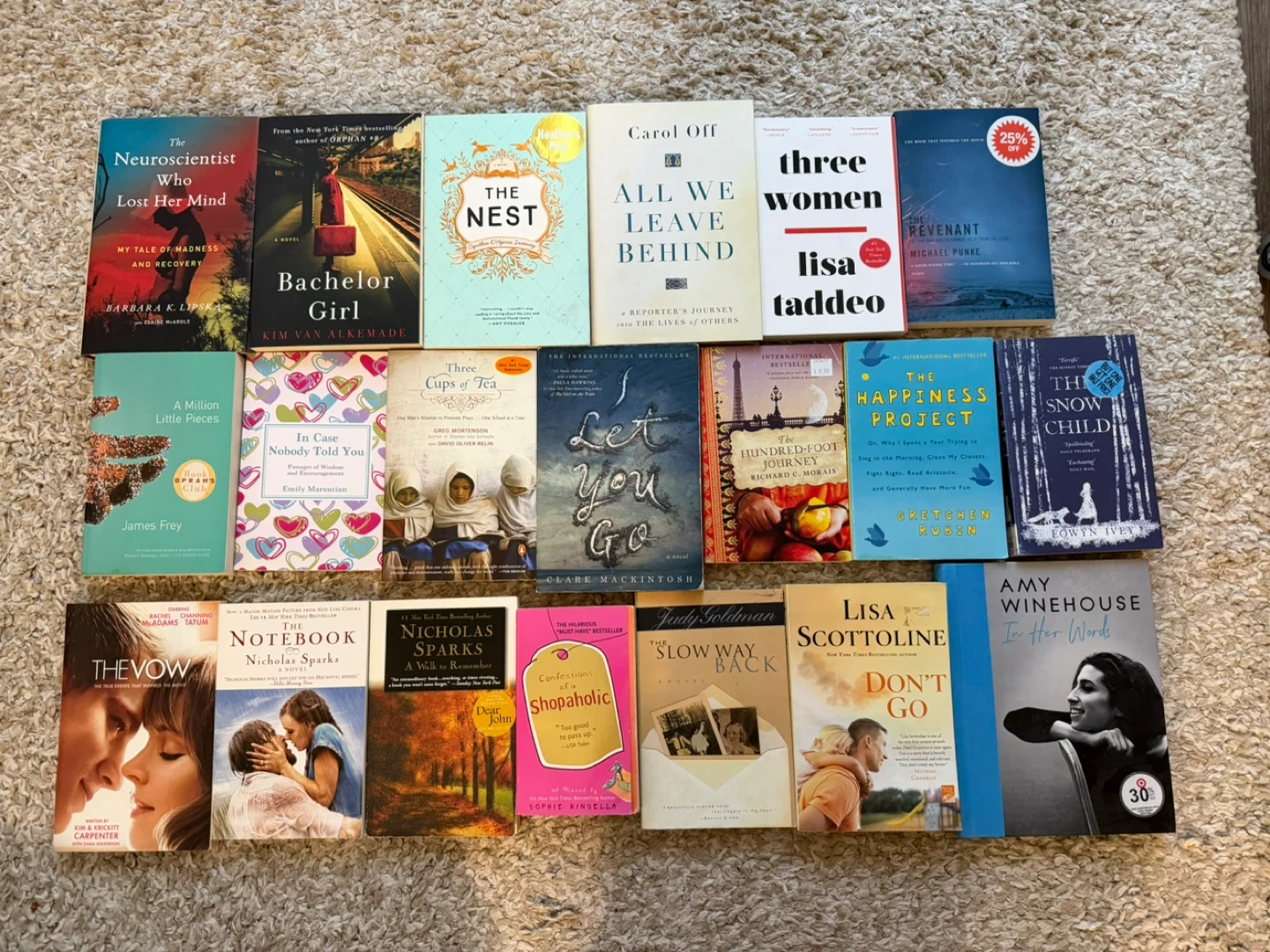 Bestselling Books - choose any 5 for $25 or all 20 for $75