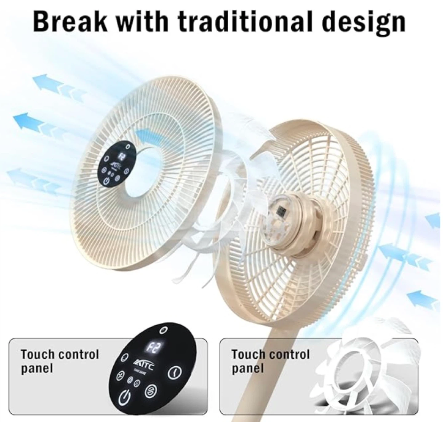 New in Box AI Smart Pedestal Fan - photo 3