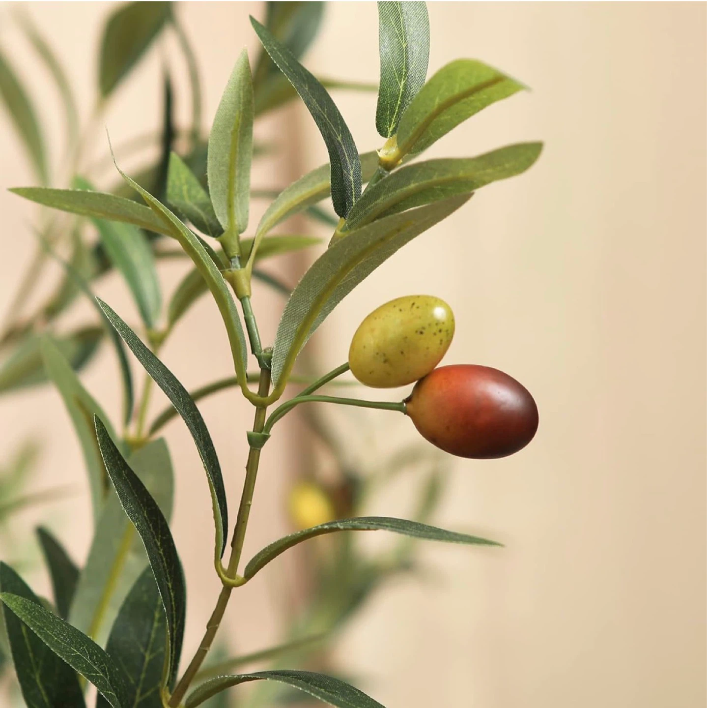 Artificial Olive Tree with Basket Planter - photo 3