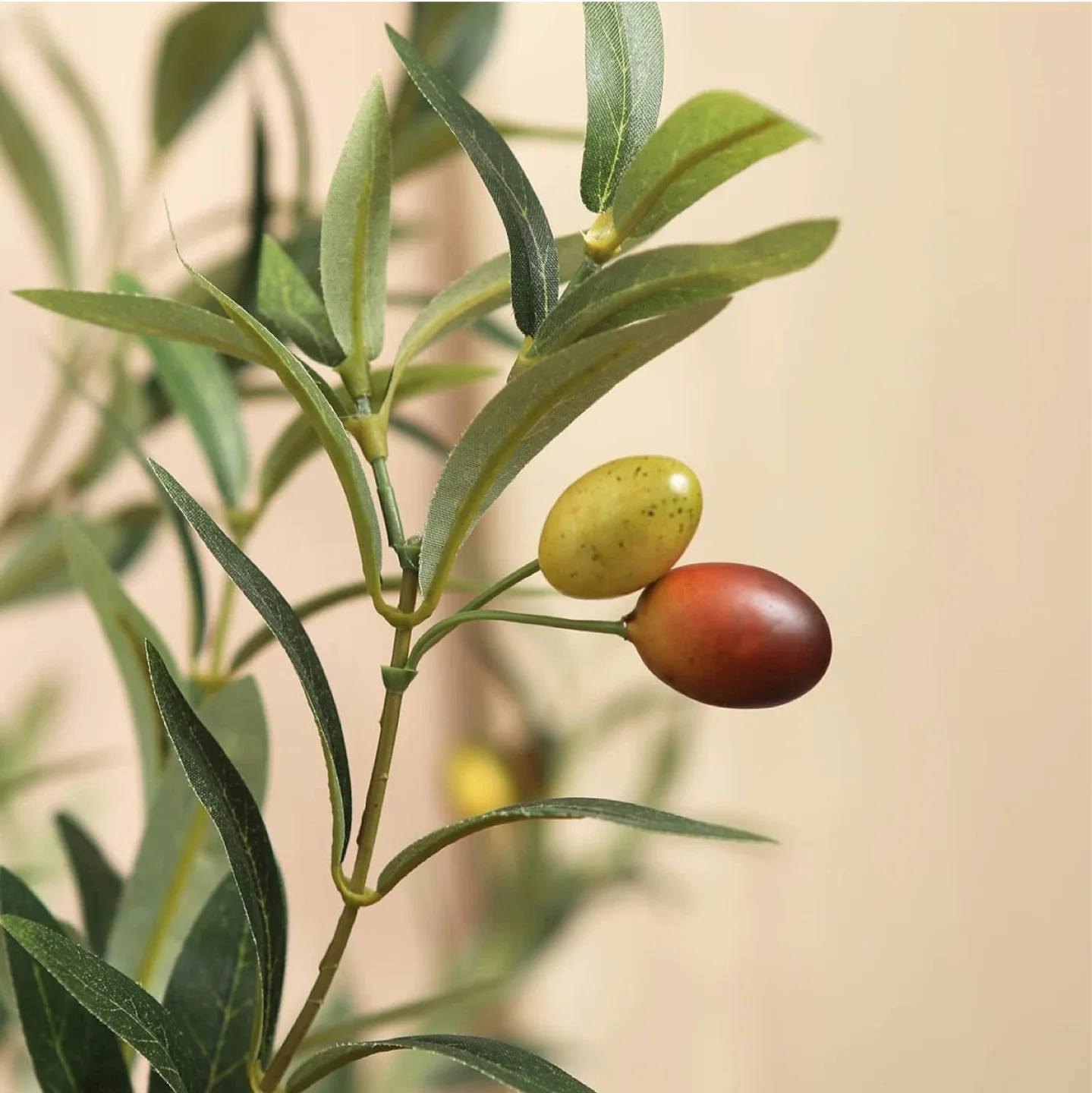 Artificial Olive Tree with Basket Planter - photo 3