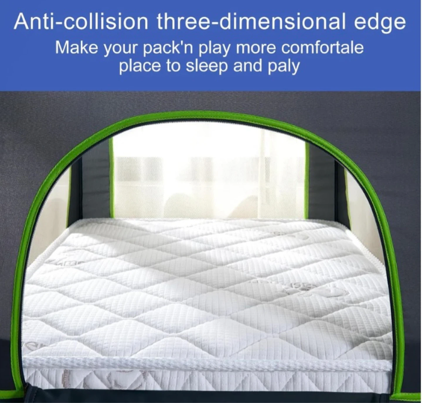 Factory Sealed Premium Pack and Play Mattress Topper,38x26x1.5” - photo 2