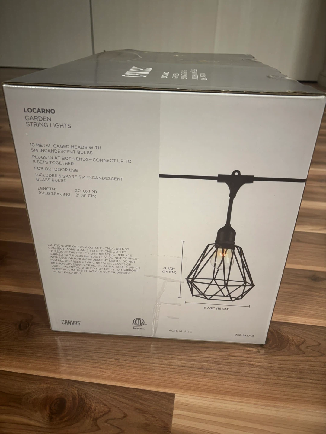 2 Packs of Canvas Locarno Garden String Lights - photo 2