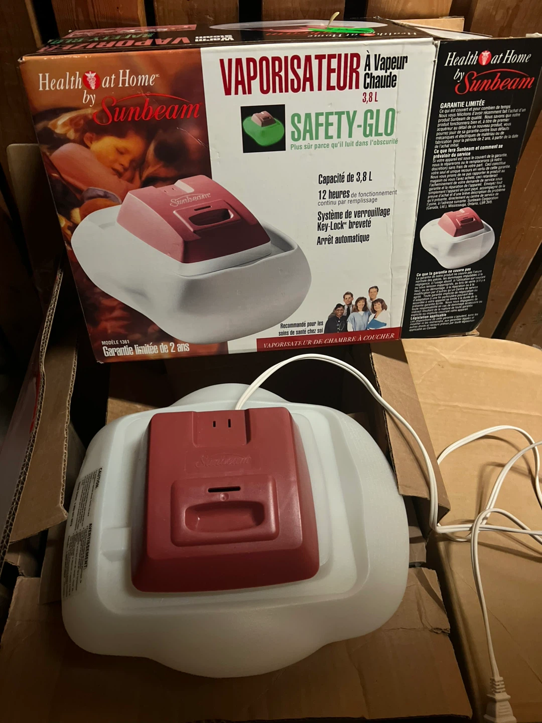 Sunbeam Vaporisateur Safety-Glo Humidifier - photo 2