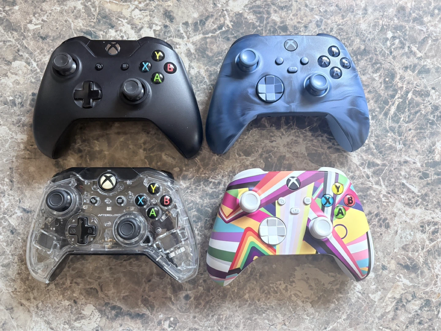 4 xbox controllers for sale