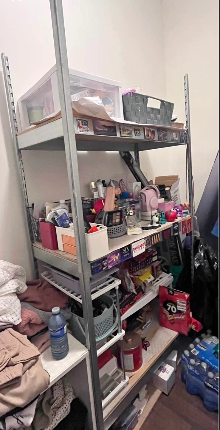 Metal Shelving Unit
