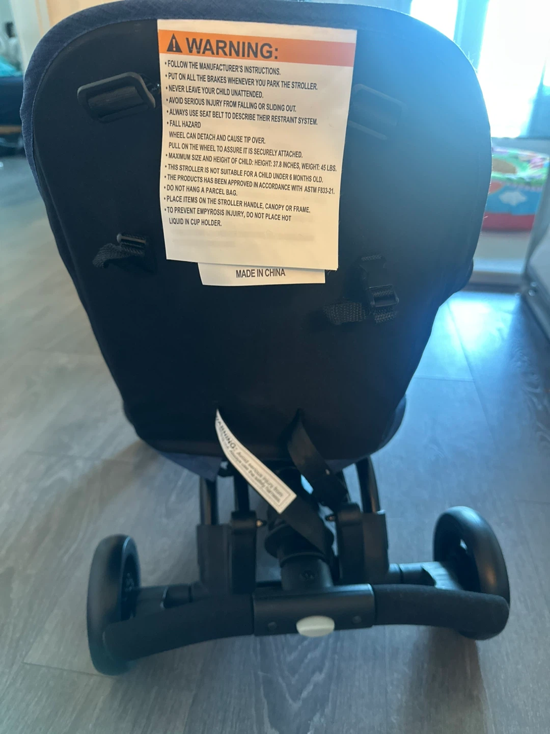 Dream On Me Coast Rider Travel Stroller - Navy - photo 3