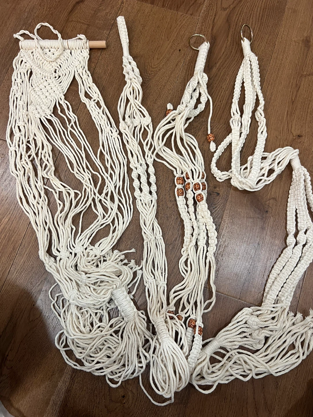 Macrame Plant Hanger Set of 4