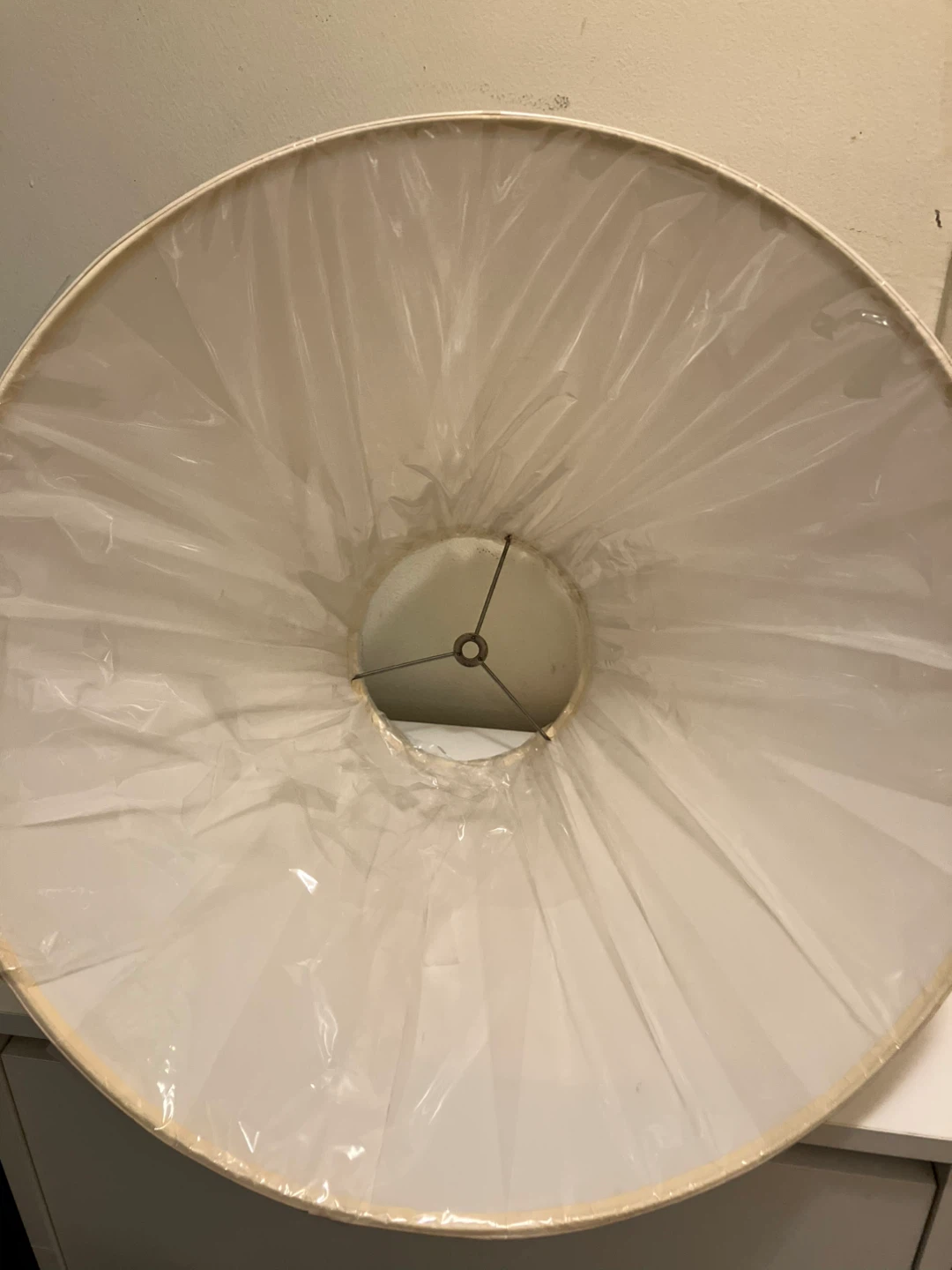 Beige Fabric Lampshade - photo 2