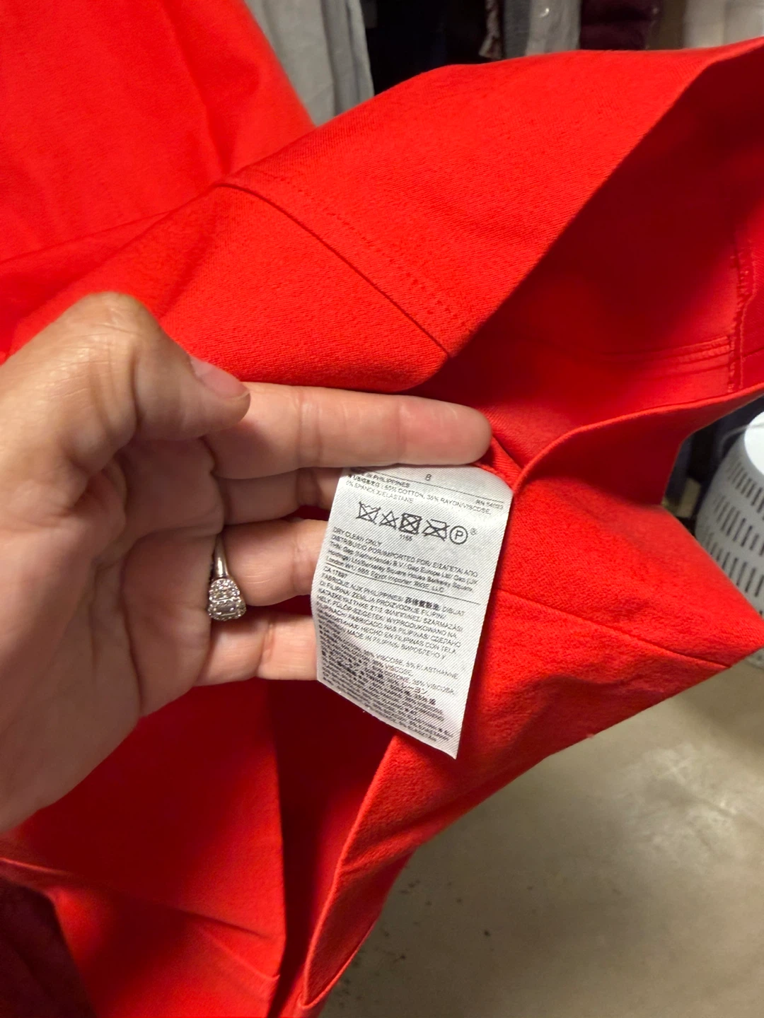 Banana Republic Red Sheath Dress Size 8 - photo 4
