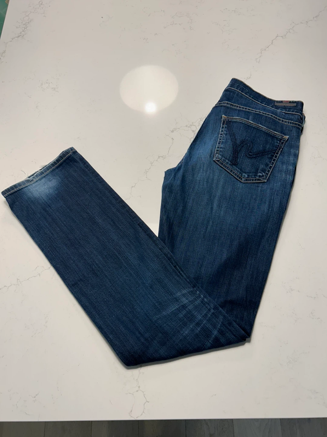 Citizens of Humanity Low Rise Straight Leg Jeans - Size 29