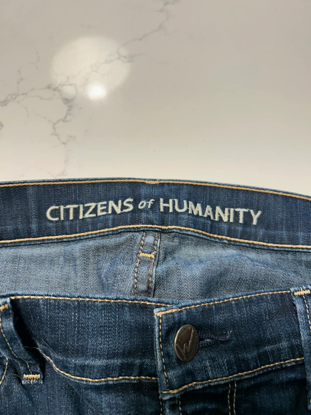 Citizens of Humanity Low Rise Straight Leg Jeans - Size 29 - photo 2