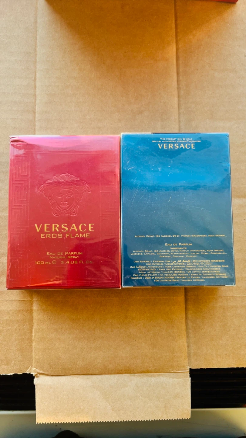 Versace Eros Flame & Eros Eau de Parfum Set - 100ml Each - photo 2