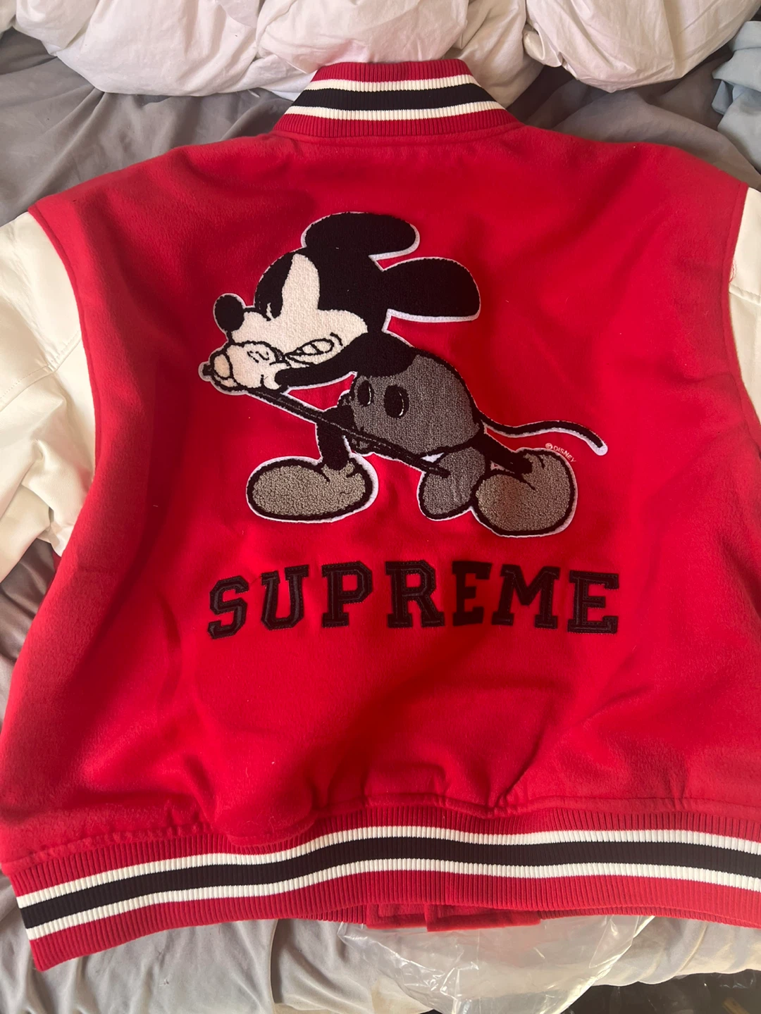 Supreme x Disney Mickey Mouse Varsity Jacket - photo 2