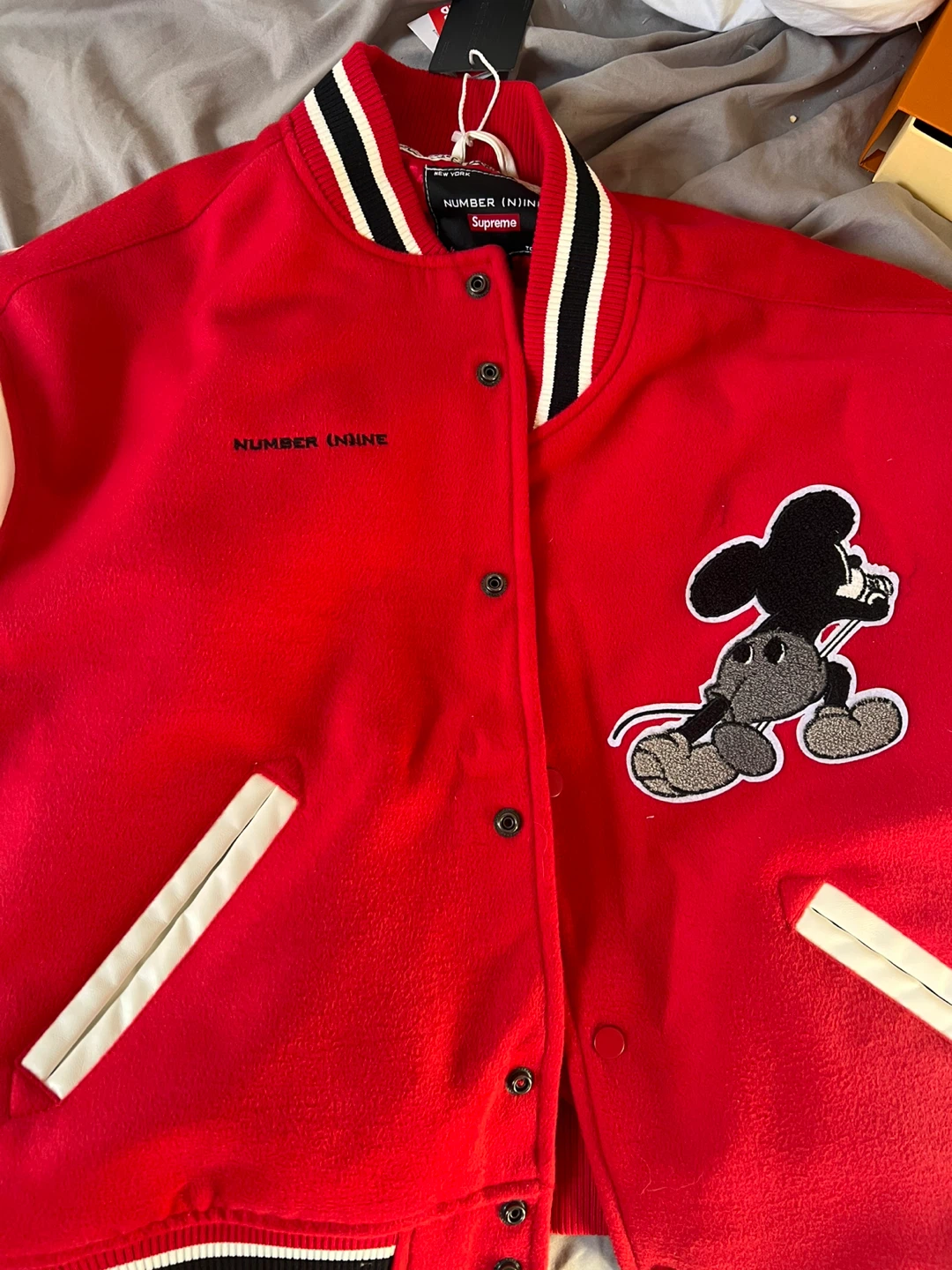 Supreme x Disney Mickey Mouse Varsity Jacket