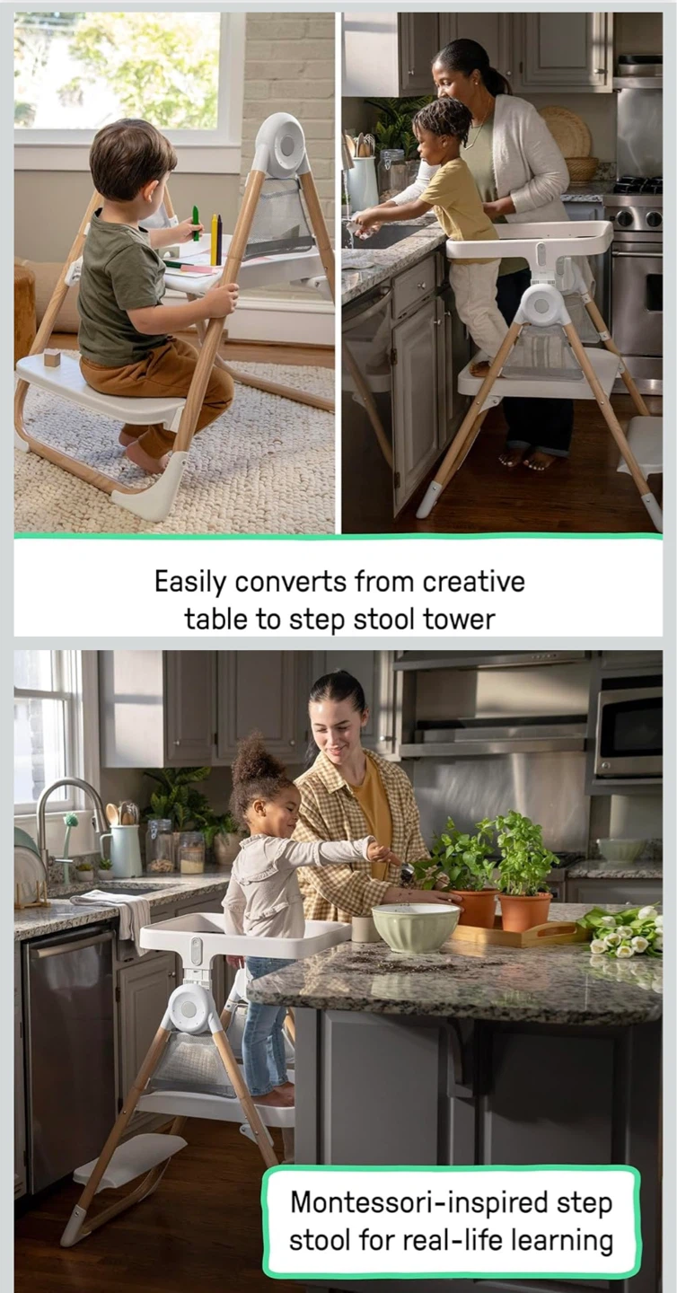 Ingenuity Convertible High Chair & Step Stool Tower - photo 3