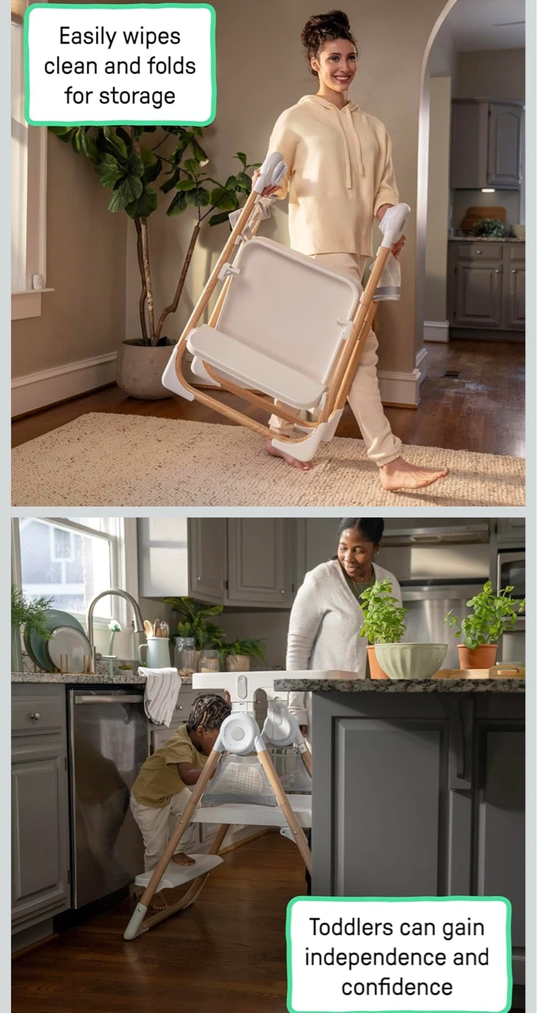 Ingenuity Convertible High Chair & Step Stool Tower - photo 4