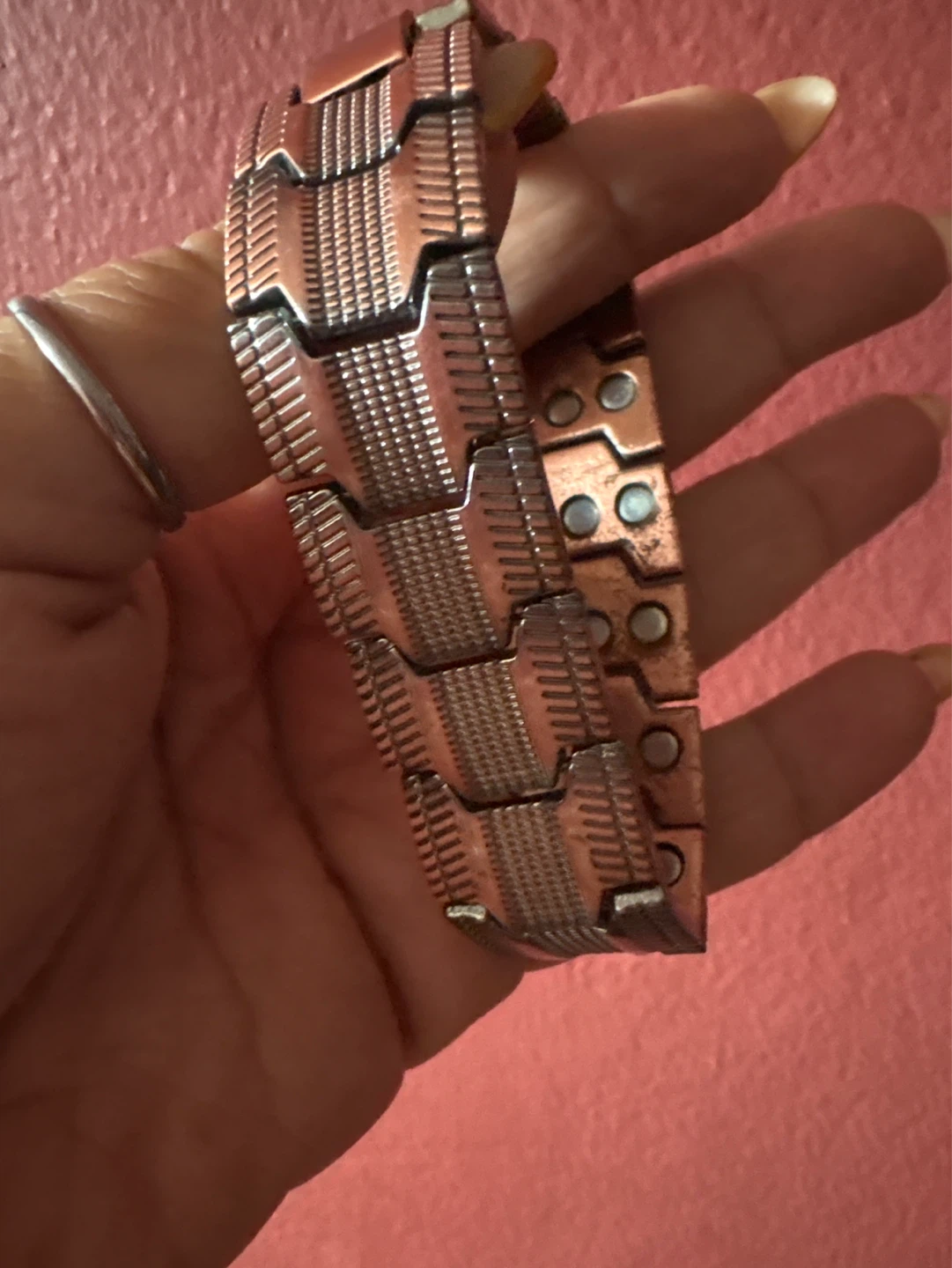 New Men’s Copper Magnetic Bracelet - photo 4