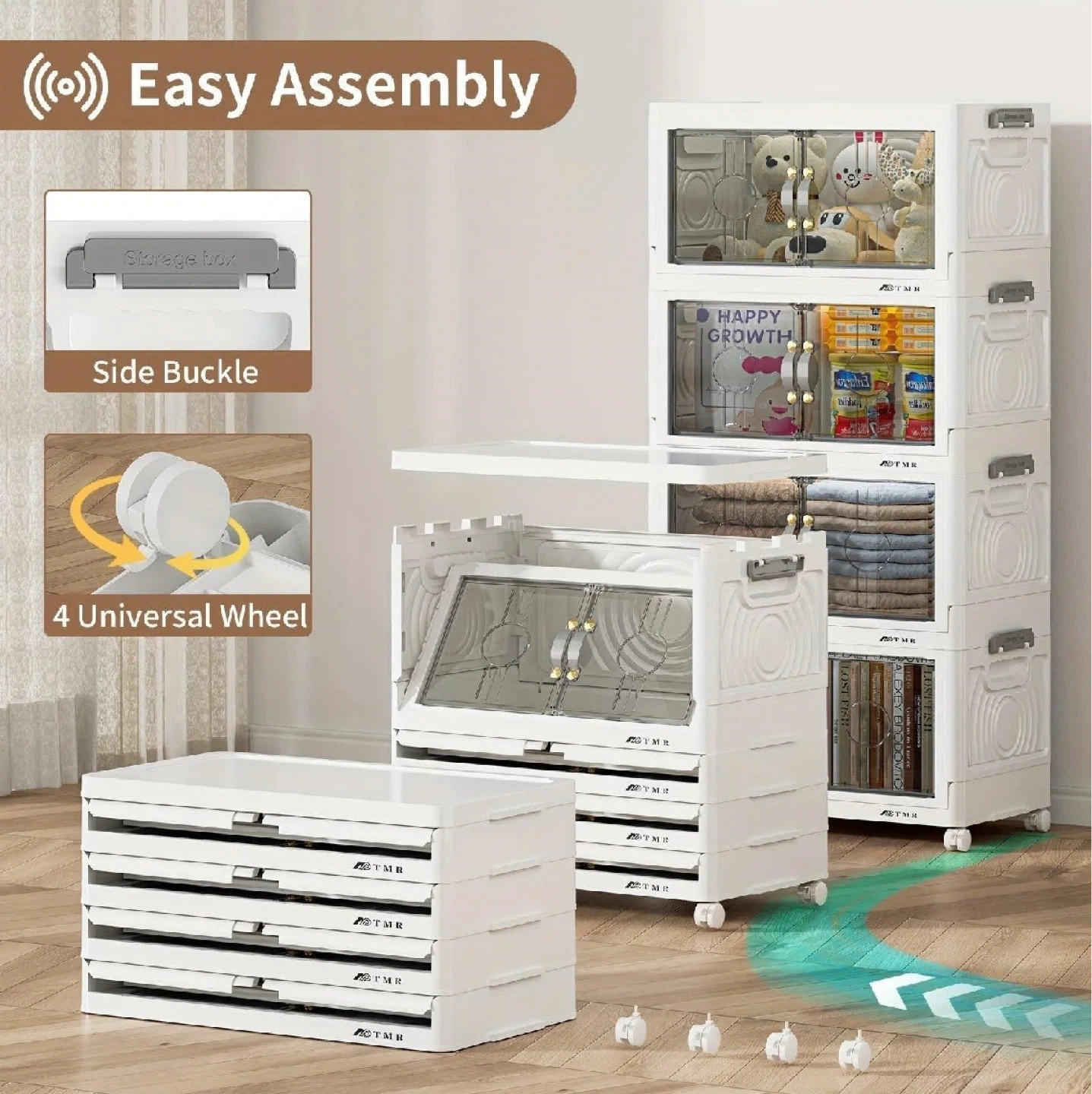 5 tier Stackable Storage Bin - photo 3