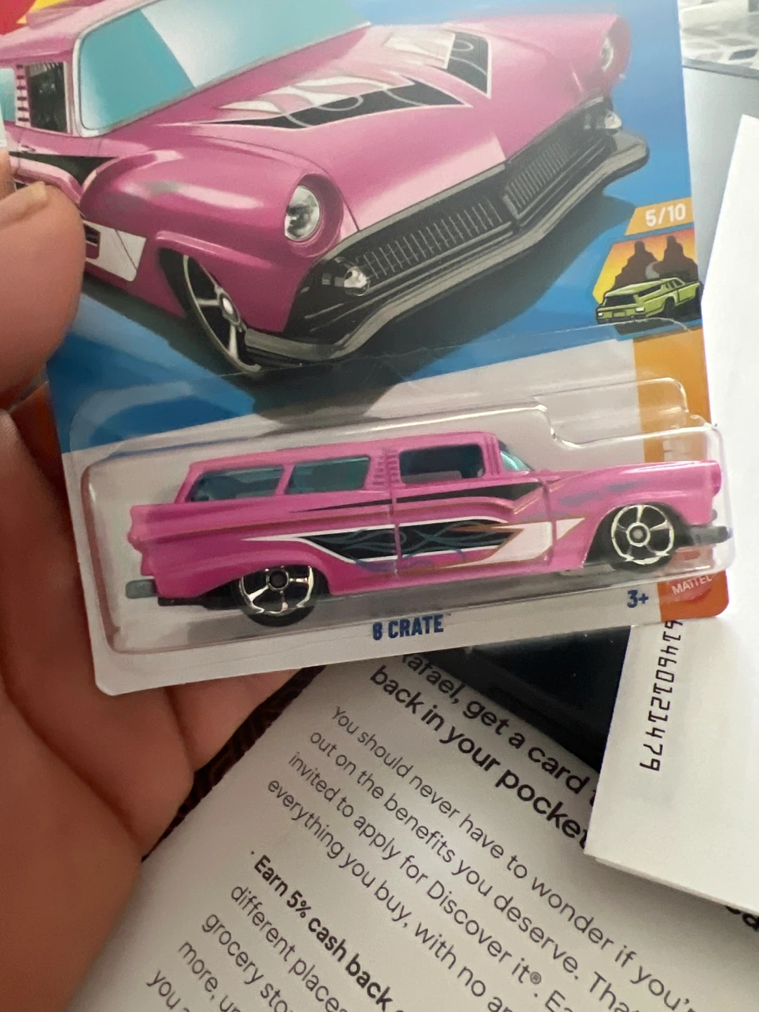 Hot Wheels 57 Chevy Wagon 8 Crate Wagon - photo 3