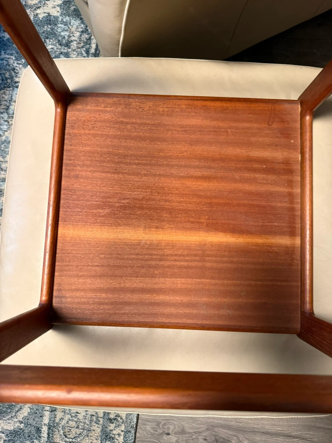 Mid-Century Modern Wooden Side Table - photo 2