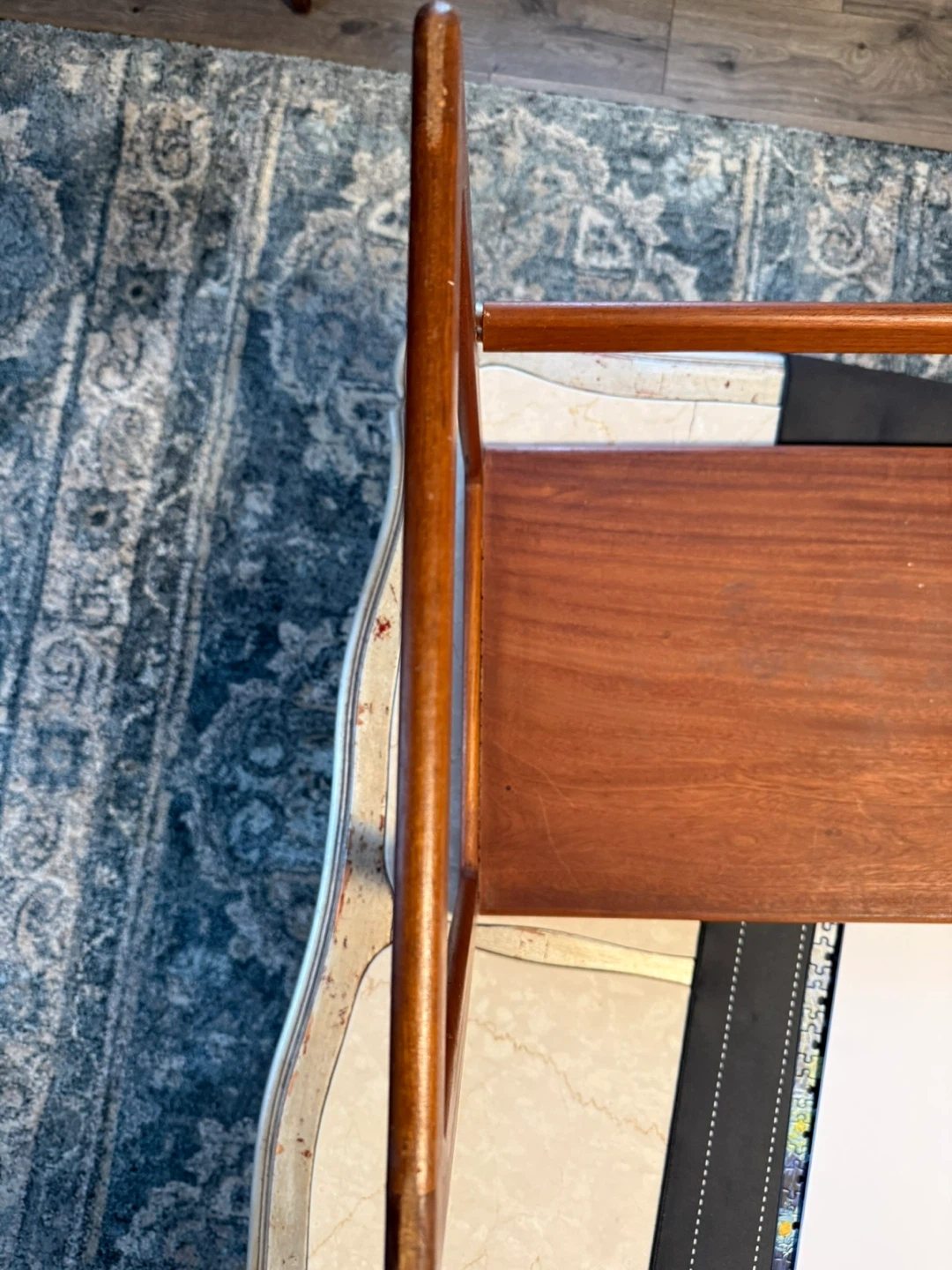 Mid-Century Modern Wooden Side Table - photo 3