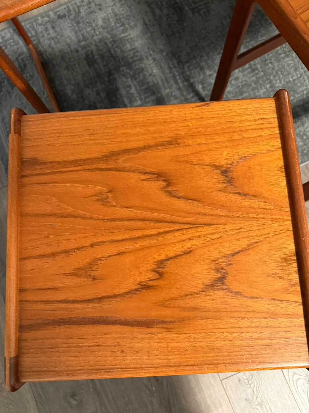 Mid-Century Modern Wooden Side Table - photo 5