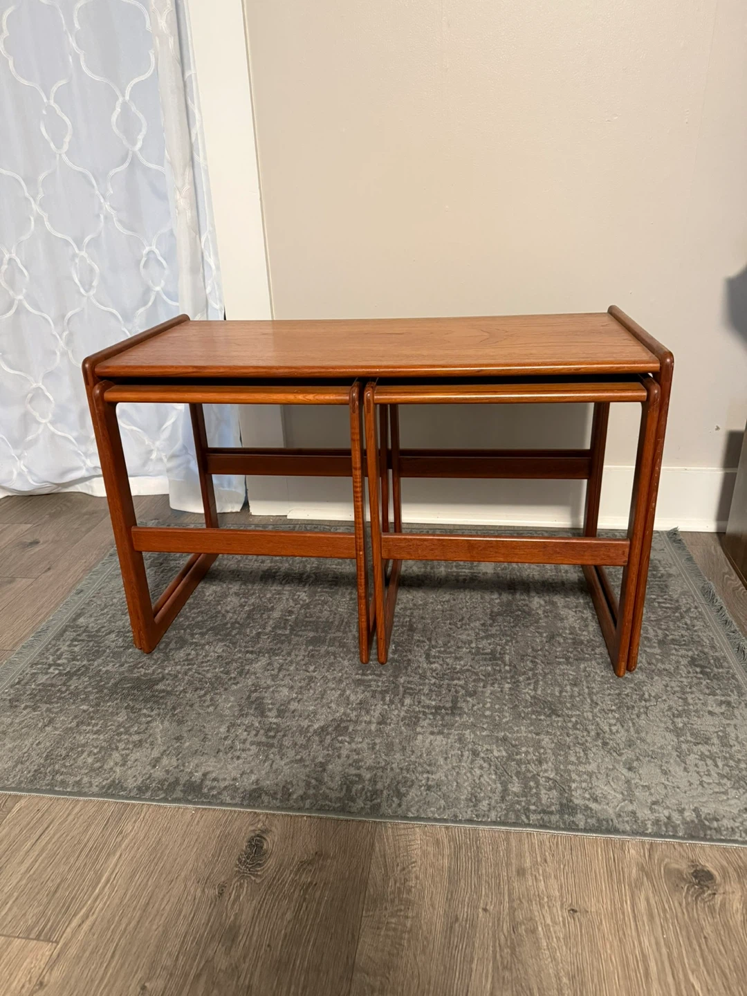 Mid-Century Modern Wooden Side Table - photo 4