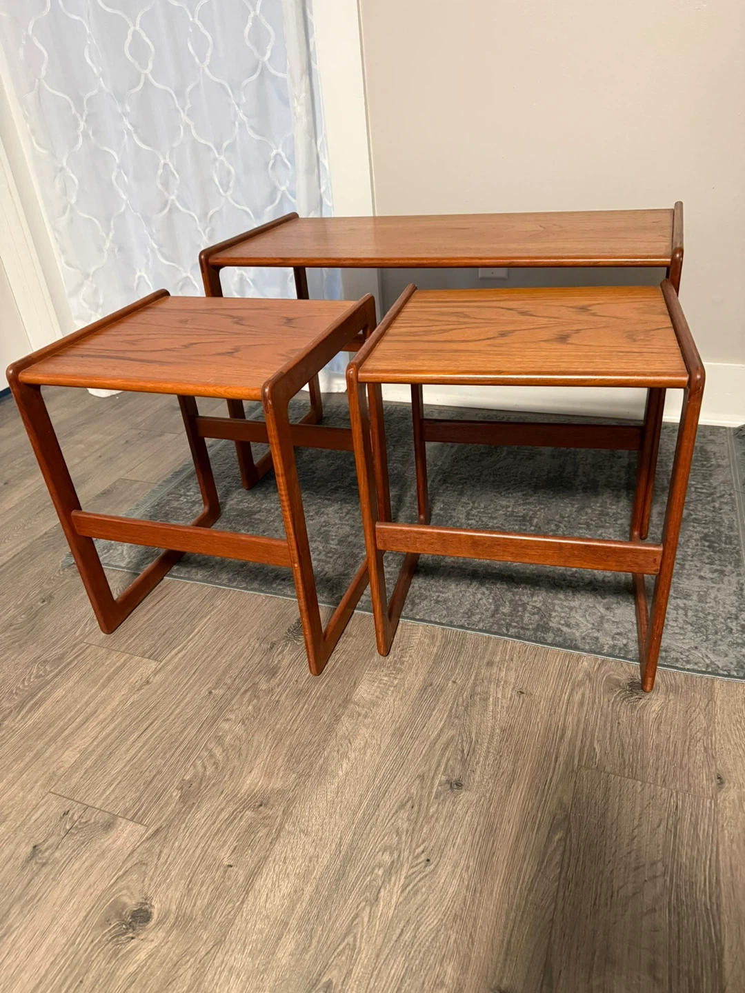 Mid-Century Modern Wooden Side Table