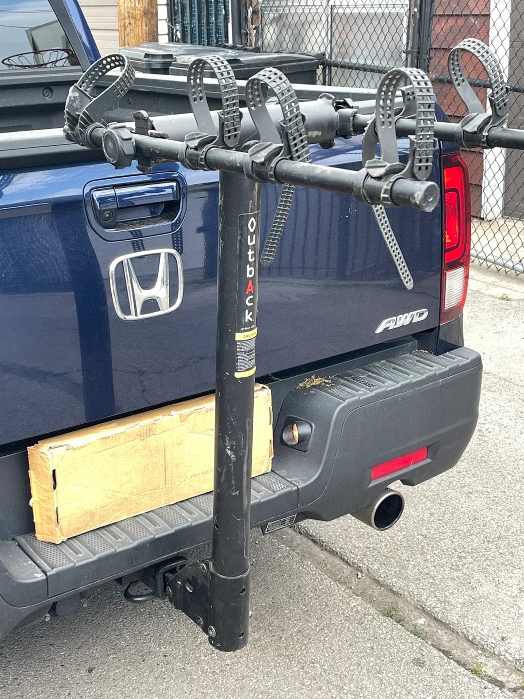 Outback 4 bike rack
