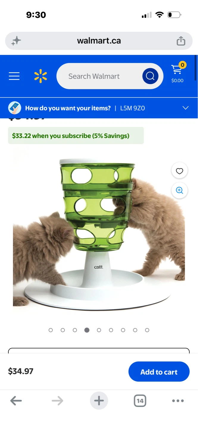 Catit Cat Treat Dispenser Toy Green