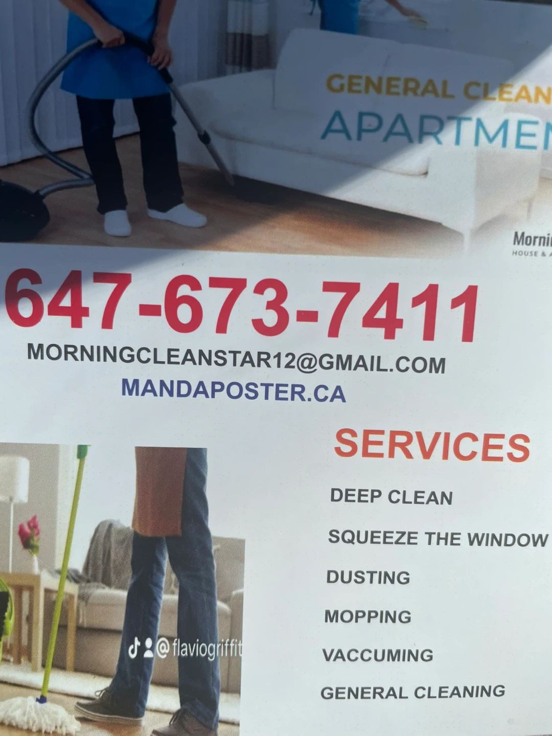 House & apartment deep cleaning
