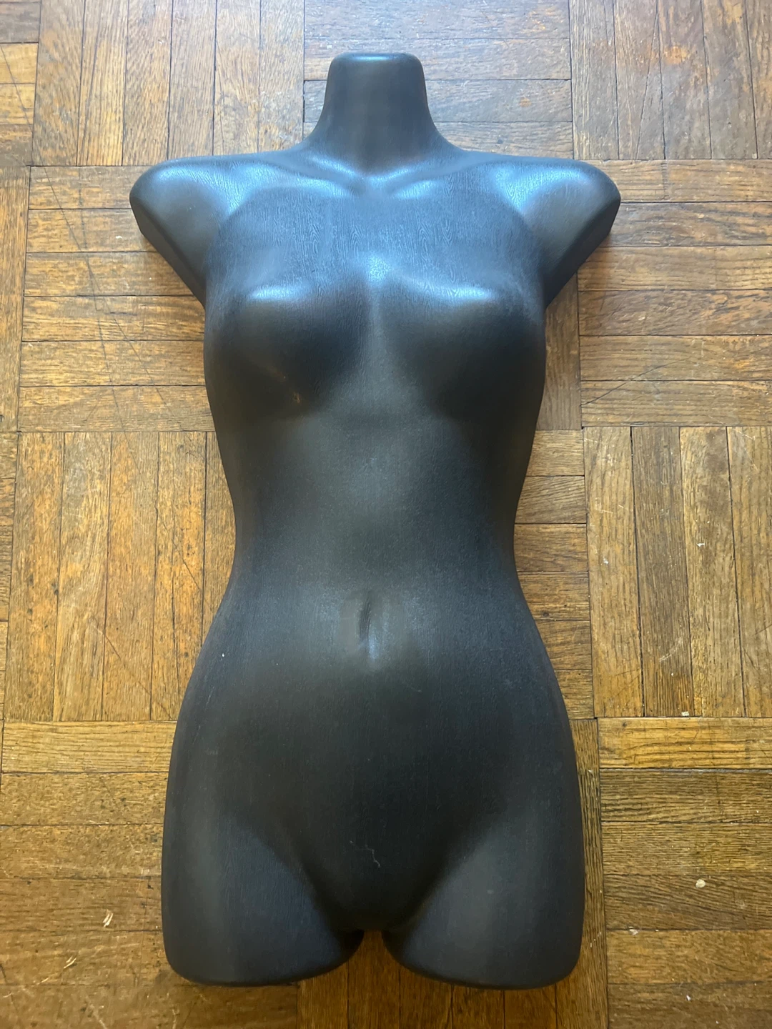 Black Female Mannequin Torso Display Form