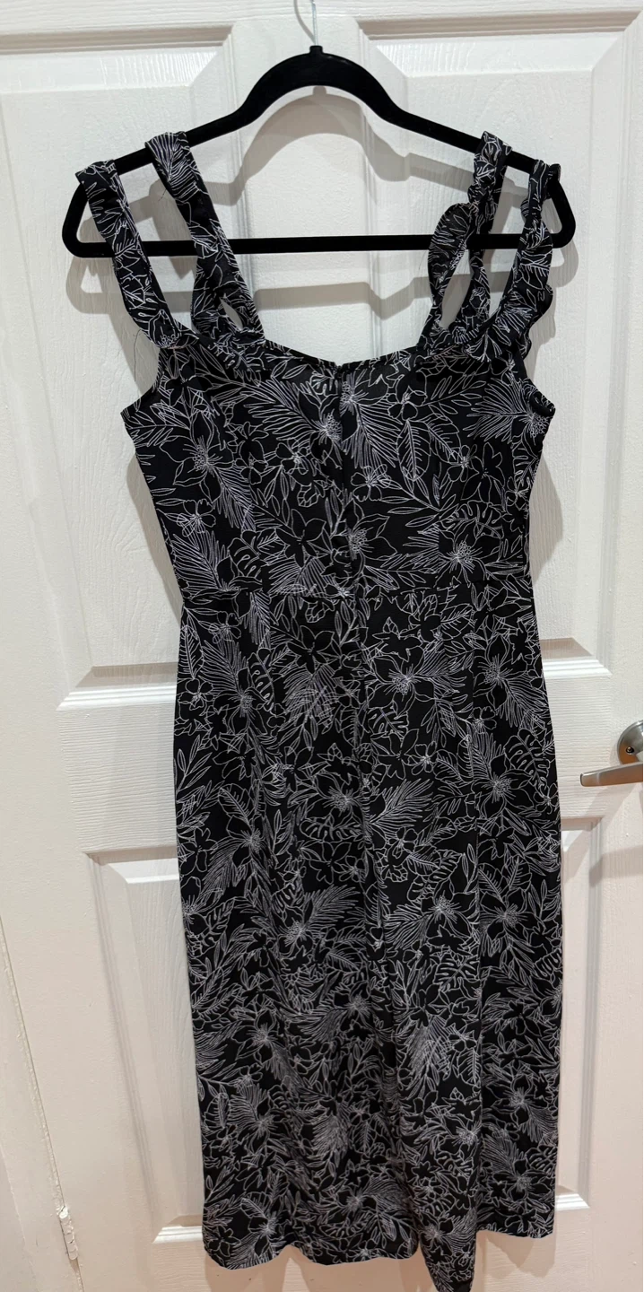 Black and White Floral romper - photo 4