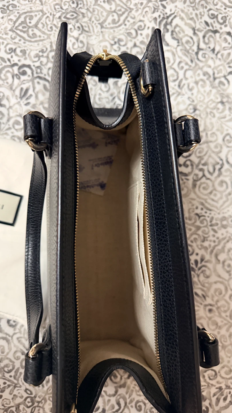Gucci Black Leather Tote Bag - photo 3