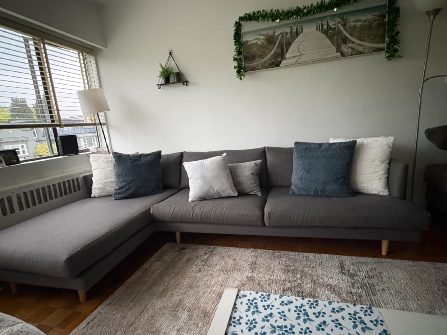 Article Burrard 112” Left Sectional – Gray - photo 2