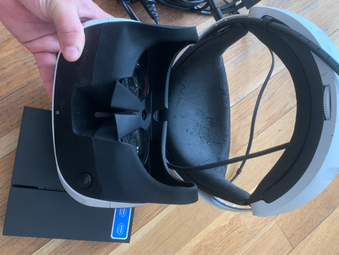 Sony PlayStation VR Headset with Processor Unit and Cables - photo 2
