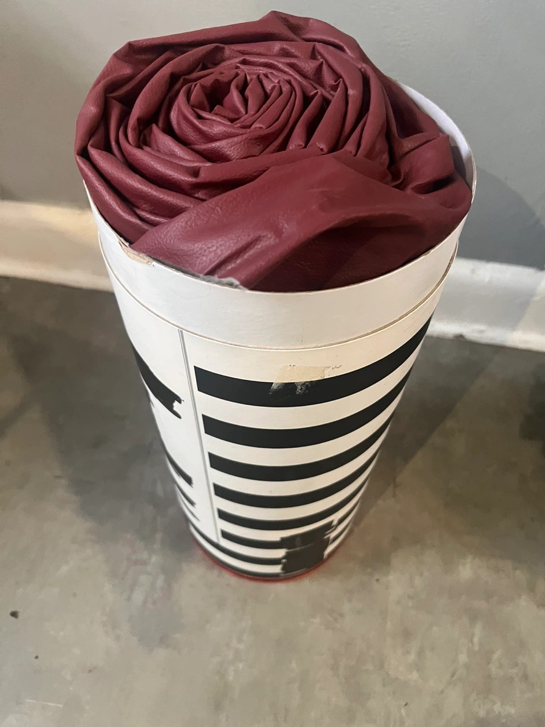 Maroon 4 1/2 ‘ x 11 ‘ vinyl strip. - photo 4