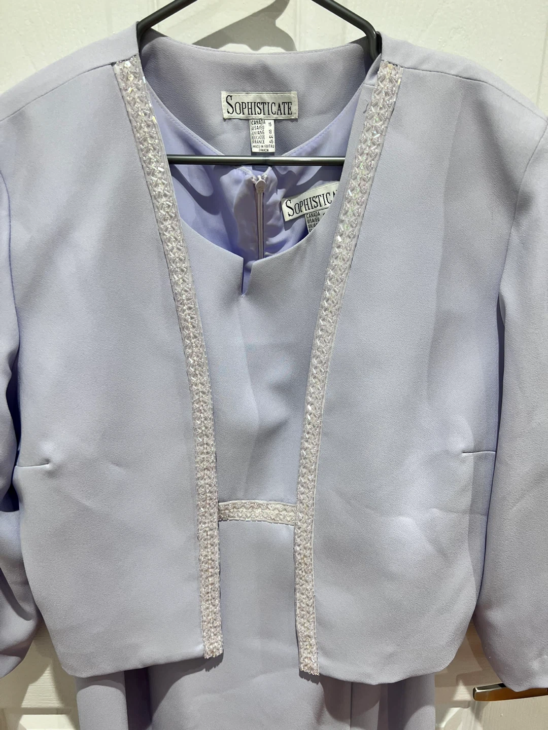 Lavender Suit Dress Size 16 - photo 2